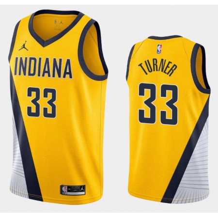 Maillot Basket Indiana Pacers Myles Turner 33 2020-21 Jordan Brand Statement Edition Swingman - Homme